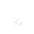 increased percentage icon