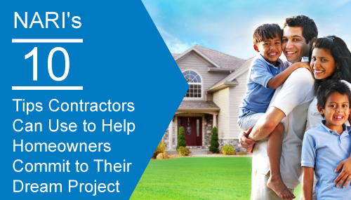 help homeowners commit to dream project