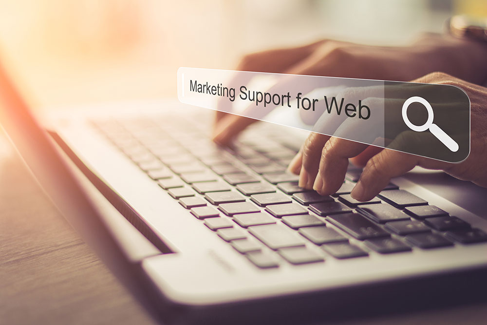 web marketing support